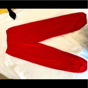 Red Sweatpants.